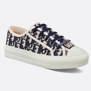 DIOR SNEAKERS SIZE 6.5 / 36.5 WALK N DIOR BLUE WOMENS